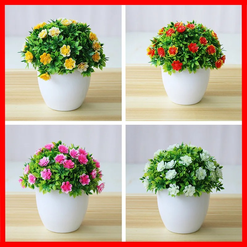 Bonsai Garden Mini - Plantas artificiales para decoración del hogar,