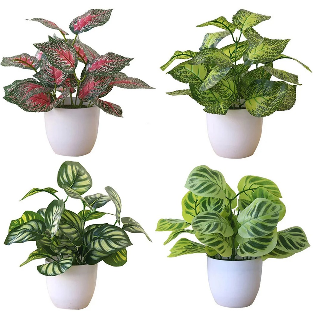 Bonsai Garden Mini - Maceta de follaje Artificial, bonsái para