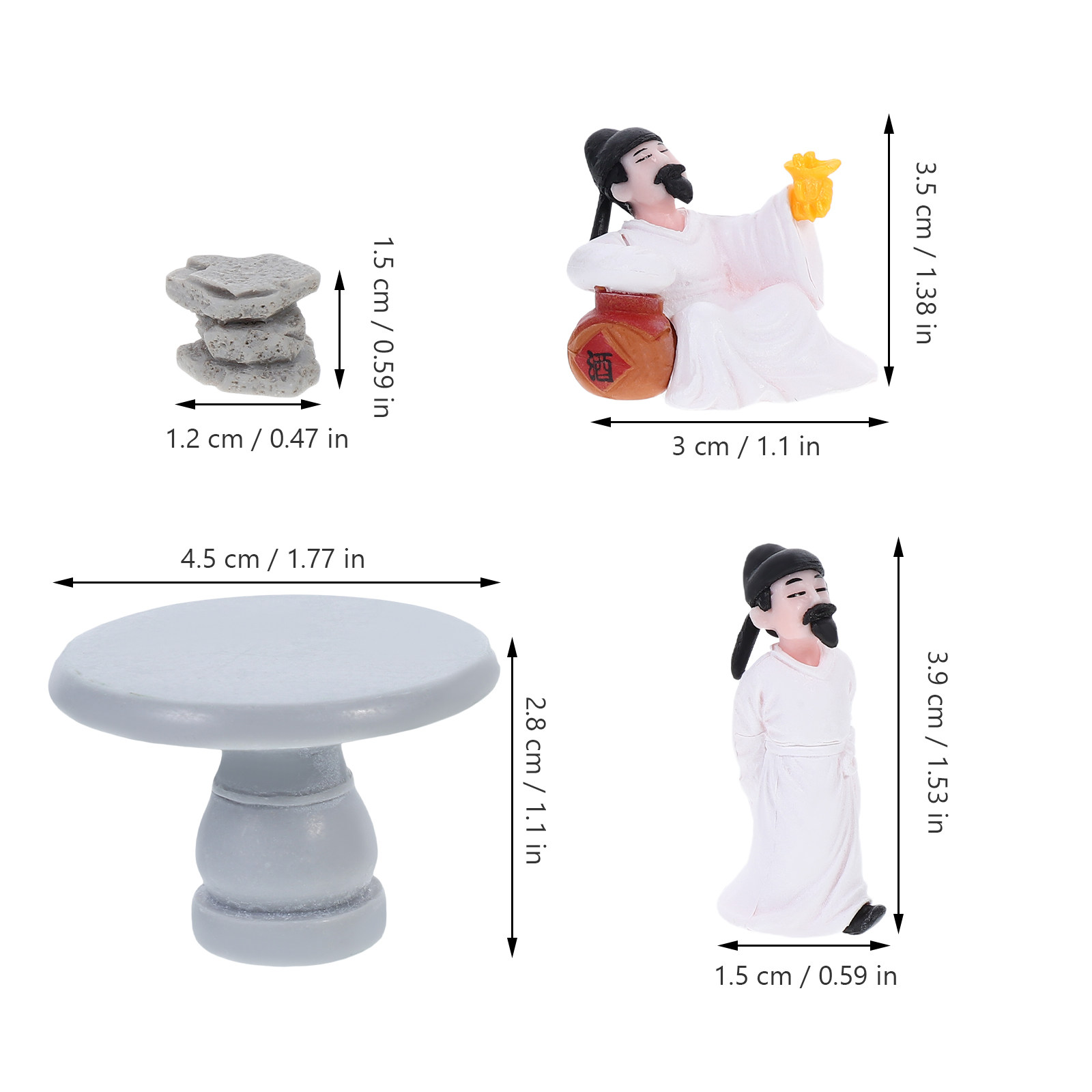 Juego de mesa y sillas de 4 pi - Bonsai Zen Garden Set reseña y precio
