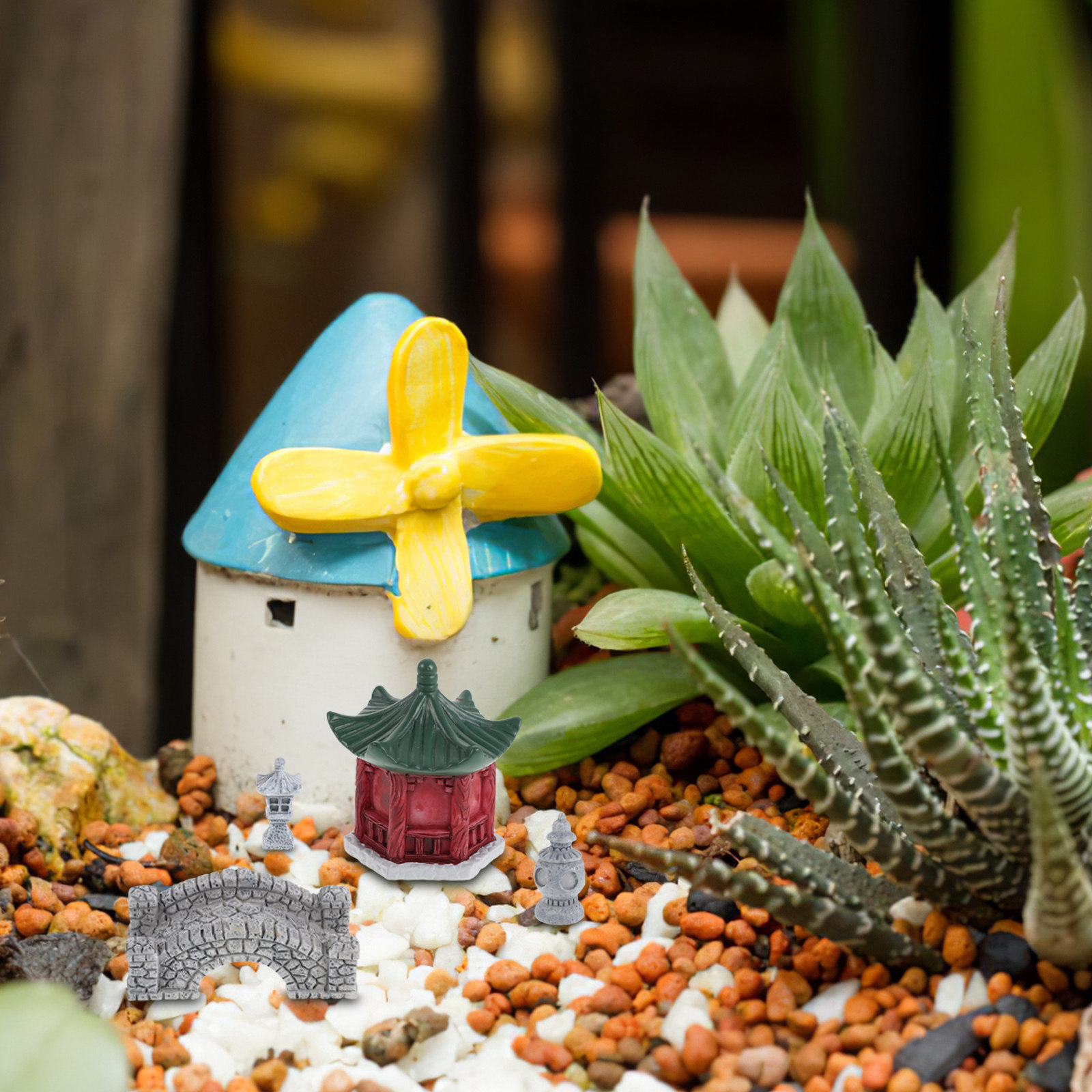 Juego de 10 piezas de adornos  - Bonsai Zen Garden Set reseña y precio