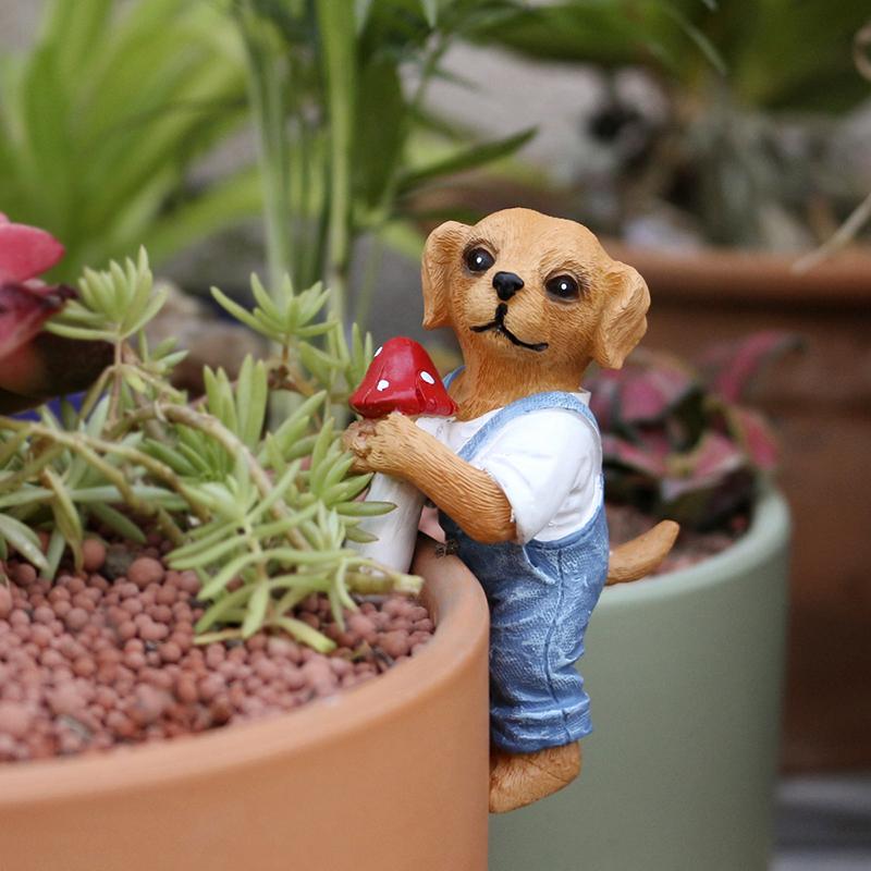 Linda Figura de Perro Colgante - Bonsai Garden Decor reseña y precio
