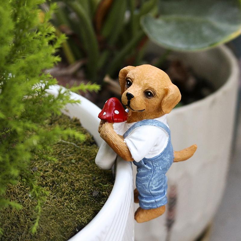 Linda Figura de Perro Colgante - Bonsai Garden Decor reseña y precio