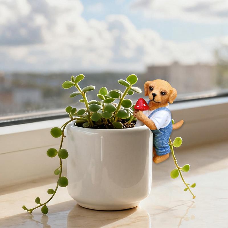 Linda Figura de Perro Colgante - Bonsai Garden Decor reseña y precio