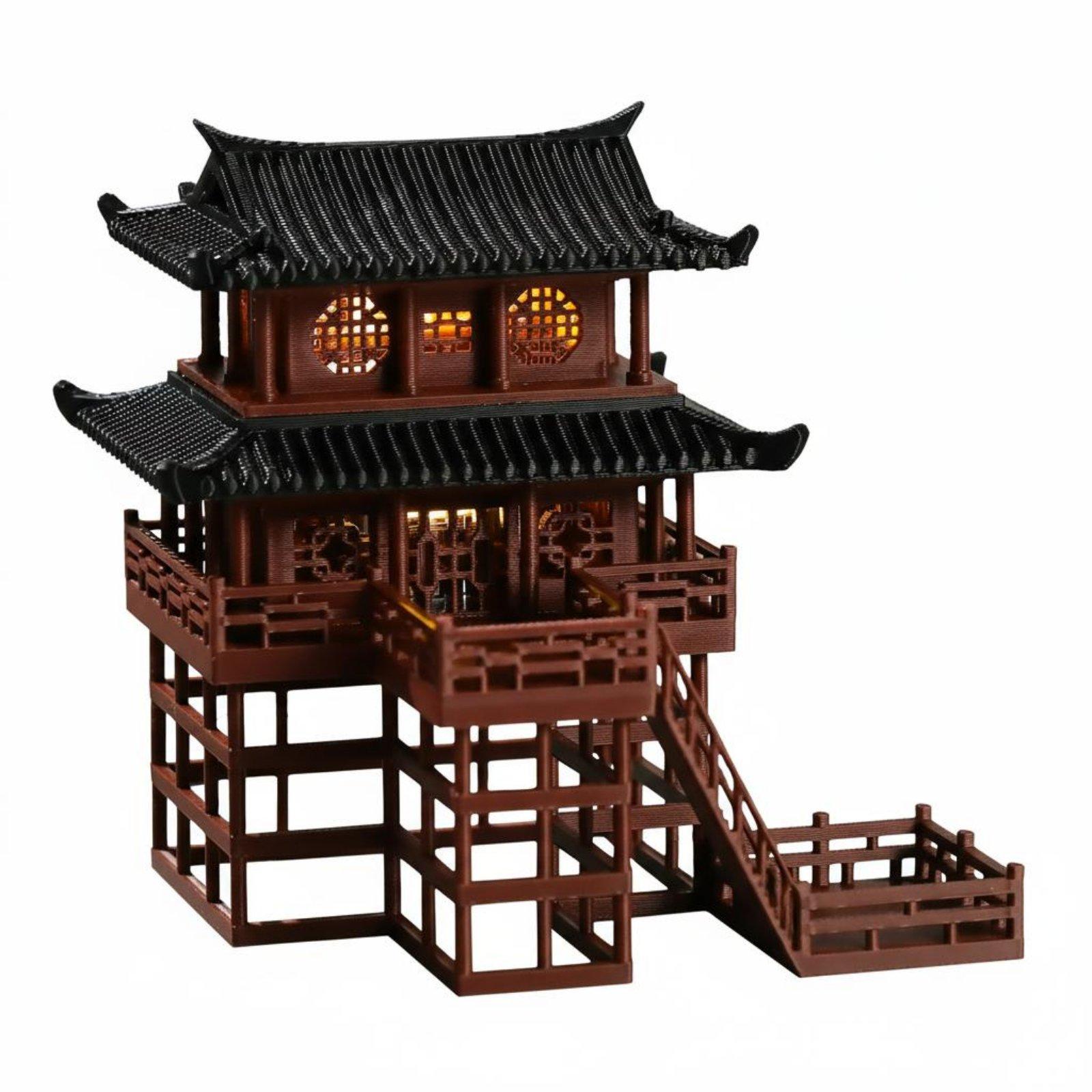 Miniatura de Pagoda de Plástic - Bonsai Garden Mini reseña y precio